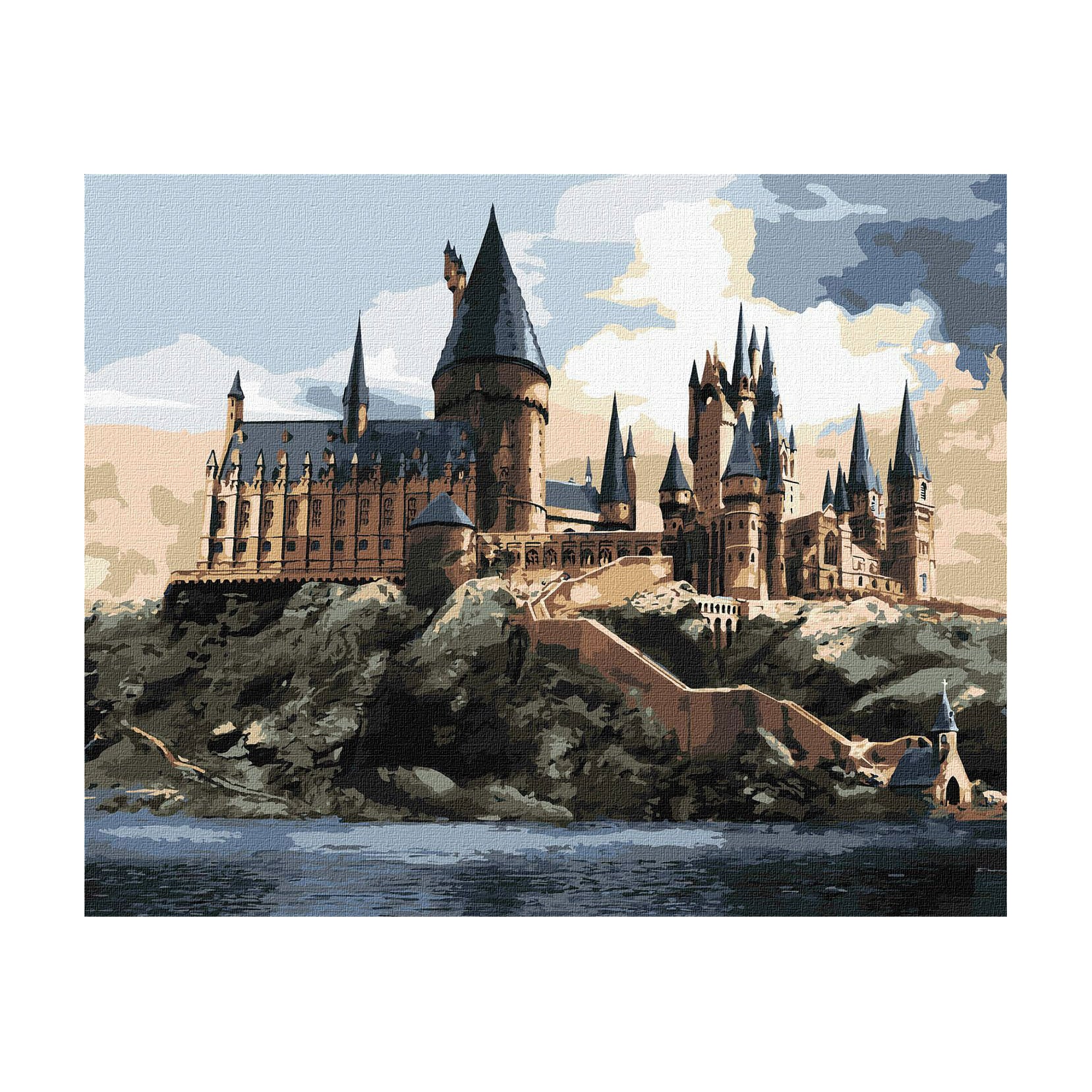 Картина за номерами Ideyka Harry Potter: Гоґвортс вдень, 40*50 см (KHO6432)